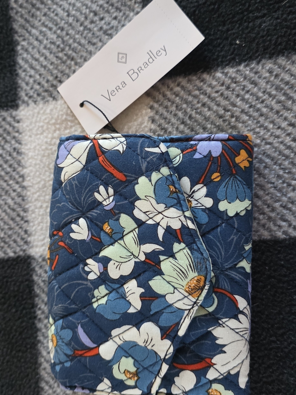 Vera Bradley RFID Mini Tri-Fold Wallet Floral Bursts NWT